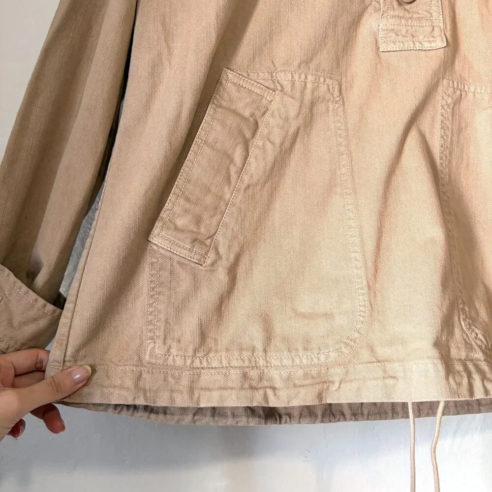 J.CREW Archive Heritage Silhouette Issued Military Anorak Hooded Jacket Size XS